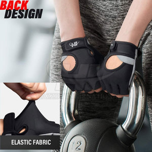 Gants de fitness en cuir pour la musculation et les entraînements en salle de sport avec paume respirante antidérapante et soutien du poignet pour hommes - Product Image 2
