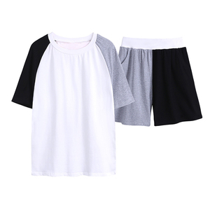 Customized Logo Women Summer Clothes Tracksuit Women Clothing <b>Sets</b> Contrast Color Shorts Loungewear <b>Set</b> Mommy and Me Short <b>Sets</b> - Product Image 4