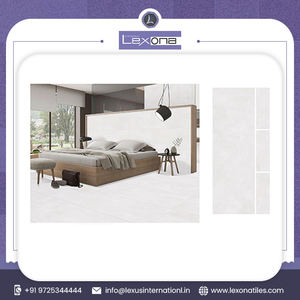 Inde vente en gros 600x1800mm sol en marbre blanc porcelaine rustique carreaux mats - Product Image 2