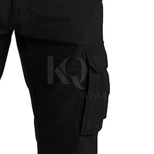 Pantalon cargo décontracté pour homme 100% coton, coupe décontractée confortable, tissu durable, léger, conçu pour un usage quotidien en extérieur - Product Image 6