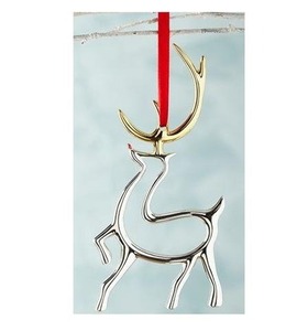 Decorativo festivo Metal colgante Reno adornos de Navidad árbol colgante fiesta decoración del hogar regalo coleccionable - Product Image 5
