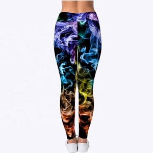 Leggings de yoga pour femmes taille haute imprimés pour la gymnastique, la course et le fitness. - Product Image 2