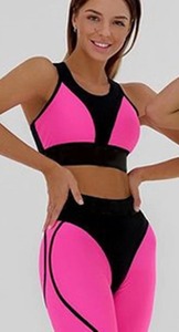 Ensembles de yoga pour femmes col rond manches longues Crop Tee et pantalon évasé taille basse survêtement Slim Fit deux pièces tenues - Product Image 6