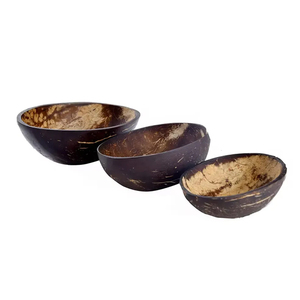 Cuencos de madera de diseño moderno, cáscara de coco duradera fuerte, técnicas personalizadas para almacenamiento de alimentos, fiestas desechables, pedidos a granel para - Product Image 1
