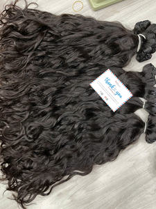 2025 vente d'hiver Extensions de cheveux bruts un donneur ondulé livraison directe dans le monde entier paquets de cheveux humains vietnamiens pour le blanchiment - Product Image 3