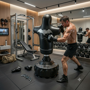 <span class=keywords><strong>Sac</strong></span> <span class=keywords><strong>de</strong></span> <span class=keywords><strong>frappe</strong></span> en PU à haute élasticité et résistance à l'usure pour l'entraînement <span class=keywords><strong>de</strong></span> boxe, <span class=keywords><strong>de</strong></span> kickboxing et <span class=keywords><strong>de</strong></span> taekwondo - Product Image 1