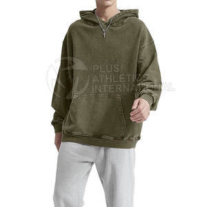 Sudaderas duraderas con capucha de lavado ácido para hombre, Sudadera con capucha de mezcla de algodón para moda callejera informal, sudaderas con capucha de lavado ácido para hombre - Product Image 6