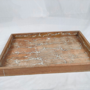 ถาดเสิร์ฟไม้อะคาเซียทรงสี่เหลี่ยมสุดสร้างสรรค์ของตกแต่งคุณภาพพรีเมียมขนมผลไม้ของว่าง - Product Image 1