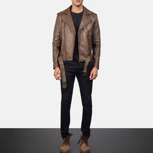 Manteaux en cuir pour hommes sur mesure avec logo personnalisé, design de votre choix, vestes d'hiver pour hommes, vestes tendance pour hommes - Product Image 2