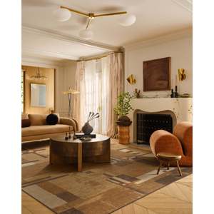 พรมอูฐจาก Réseau เครื่องมือหมุนที่ทนทานและมีสไตล์สำหรับตกแต่งบ้าน - Product Image 4