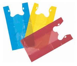 Sac en plastique de T-shirt, sac à provisions pour sac d'emballage de T-shirt en gros, supermarché en plastique de sacs à provisions de T-shirt - Product Image 3