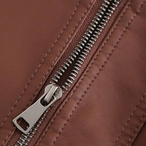 Customized Women's Winter <b>Jacket</b> New Design Fashion Coat with Breathable Canvas Leather Material Cotton Filling for Motorcycling - Product Image 3