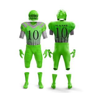 Maillot de Football Américain Adulte et Américain de Style Pro de Haute Qualité Uniforme de Football Américain Sublimé à Deux Tons Personnalisé - Product Image 4