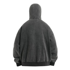Vente en gros de cagoule à capuche Streetwear personnalisée Pull à capuche OEM Sweat-shirt en molleton de coton pour hommes et femmes Fournisseur de mode unisexe - Product Image 2