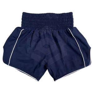 Diseño profesional logotipo personalizado pantalones cortos de entrenamiento tailandés de alta calidad 100% poliéster deportivo sólido nueva llegada al por mayor tailandés - Product Image 1