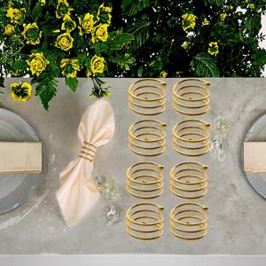 Anillo Decorativo para Servilletas de Mesa, Ideal para Arreglos de Mesa en Eventos, Recepciones en el Hogar y Comidas de Celebración Especiales - Product Image 5