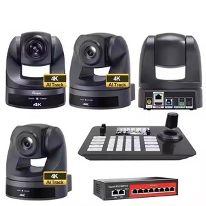 Caméras de diffusion PTZ 4K avec zoom optique 30X, suivi IA, 4 unités + contrôleur + kit de commutation H430 - Product Image 3