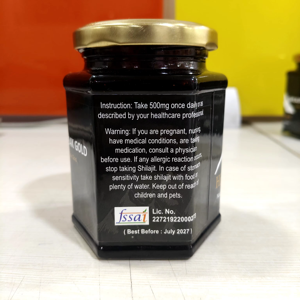 Résine de Shilajit de l'Himalaya Premium Mélange Or 24 carats Haute Qualité Soutien Immunitaire et Énergétique Hommes Femmes Aliment de Santé de Source Sauvage Qualité Alimentaire - Product Image 3