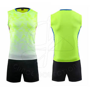 Diseña tu propio uniforme de voleibol para hombres de sublimación para conjuntos sin mangas de estilo de patrón personalizado con los más vendidos - Product Image 1