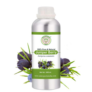 Botellas de etiqueta privada de aceite esencial de bayas de enebro Embalaje personalizado Productos naturales Exportador mayorista global - Product Image 1