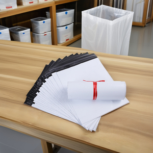 Courier OPP tamaño 17*30 20*35cm blanco de alta calidad ecológico LDPE correo autosellado impermeable reciclado 100% envío personalizado - Product Image 3