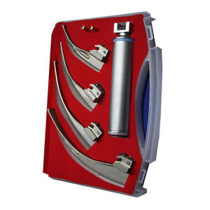 Stainless Steel Laryngoscope 4 Blades LED White Light <b>Veterinary</b> <b>Diagnostic</b> <b>Equipment</b> for Small Surgical Instruments Basis - Product Image 4
