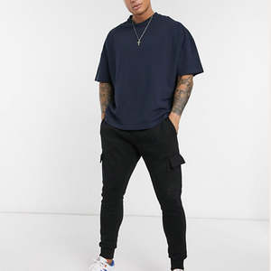 Camisetas de Manga Larga para Hombre, Cuello Redondo, Ecológicas, de 220g, Color Sólido, 100% Algodón, con Impresión Gráfica Personalizada al por Mayor - Product Image 4