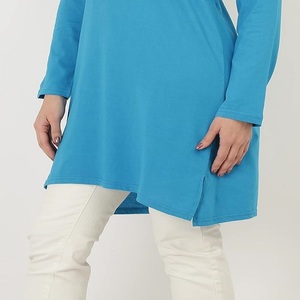 Femmes été classique décontracté coupe ample T-Shirt à manches longues séchage rapide respirant couleur unie Logo personnalisé grande taille confortable - Product Image 3