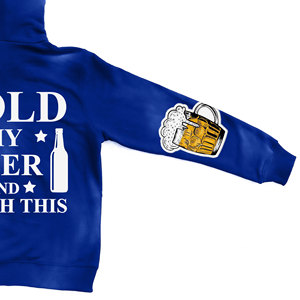 Sudaderas con Capucha Extra Grandes con Cierre y Forro Polar Vintage de Invierno con Impresión Digital de Logotipo Personalizado, 100% Algodón Ecológico - Product Image 5
