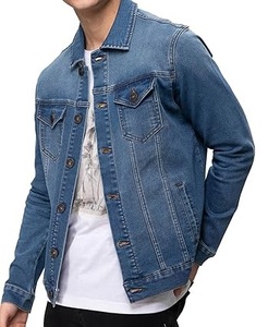 Chaqueta Vaquera de Mezclilla para Hombre de Primera Calidad, Superventas, para Invierno, con Parches de Camuflaje, Bolsillos en el Pecho, Impermeable, con Botones - Product Image 3