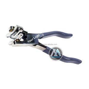 Ensemble de pinces ergonomiques en acier inoxydable et en acier au carbone pour la fabrication de bijoux personnalisable avec logo pour une utilisation industrielle - Product Image 3