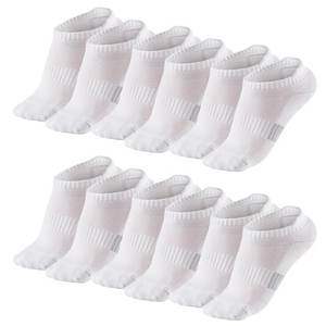 5/10/20 paires neutre couleur unie col rond chaussettes printemps été absorbant la sueur respirant doux confortable Couple chaussettes de sport - Product Image 1