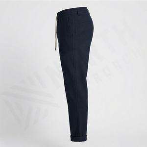 กางเกงจ็อกเกอร์ผ้าฝ้ายสำหรับผู้ชาย ทรงเข้ารูป สกรีนโลโก้ได้ กางเกงวอร์มใส่สบาย โรงงานผลิต ขายส่ง ผู้ผลิต ผู้จัดจำหน่ายจำนวนมาก - Product Image 3