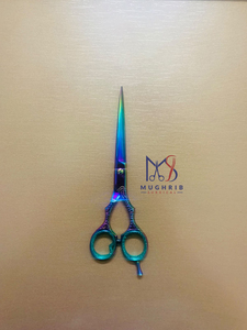 กรรไกรตัดผมมืออาชีพ สแตนเลสเคลือบสีหลากหลาย ดีไซน์คลาสสิคพิเศษ - Product Image 1