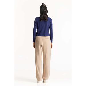 Top Básico de Punto con Cuello Redondo y Decoración de Botones, Elemento de Moda Sencillo-WM-KTP-SS24-073 - Product Image 6