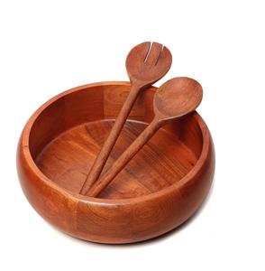 ชามไม้มะม่วงสำหรับตกแต่งผักผลไม้และอื่นๆชามเสิร์ฟทำด้วยมือสำหรับบ้านในชนบทกำหนดขนาดเองได้สีไม้ธรรมชาติ - Product Image 1