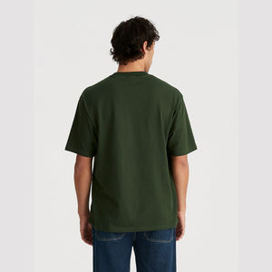 เสื้อยืดผู้ชายคุณภาพสูง ผ้าฝ้าย 100% ดีไซน์สั่งทำได้ ทรงโอเวอร์ไซส์ สไตล์วินเทจ ล้างสีแบบแอซิด  รักษ์โลก แห้งเร็ว ขายส่งเสื้อยืดเปล่า - Product Image 4