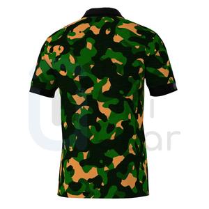 เสื้อกอล์ฟผ้าถักเนื้อแน่น ซับเหงื่อ ระบายอากาศดี สำหรับผู้ชายและผู้หญิง สวมใส่สบาย ผลิตจากโพลีเอสเตอร์ผสมสแปนเด็กซ์ รับปักโลโก้ตามแบบ OEM - Product Image 4