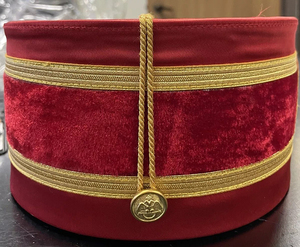 Mejor Gorra de Regalia Masónica del Arco Real P.H.P. Bordada a Mano, Ajustable, 100% Algodón Transpirable, de Alta Calidad, Hecha a Medida - Product Image 2