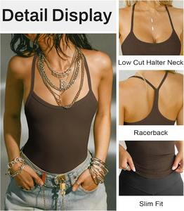 OEM Popular Fitness Gym Wear Wholesale Activewear Custom Logo Seamless Yoga Wrap Bra Women Sport <b>Tank</b> <b>Top</b> Vest - Product Image 3