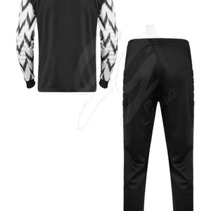 Uniforme Profesional de Portero para Hombre con Número y Logotipo Personalizados, 100% Poliéster, Secado Rápido y Transpirable, Conjunto de Uniforme de Fútbol - Product Image 3