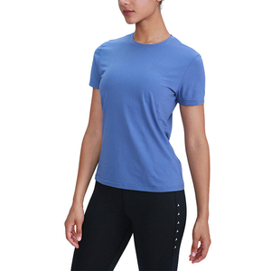 Camiseta de manga corta de Yoga de verano para mujer, Camiseta deportiva de secado rápido para gimnasio atlético, fabricante de cuello redondo, Camiseta deportiva para mujer - Product Image 4