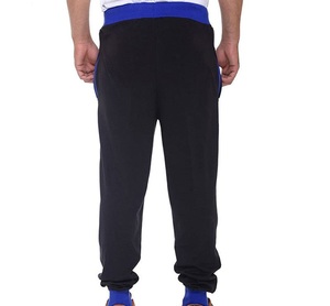 Custom Oversized Heavyweight Oxford Fabric 100% Cotton Straight Wide Leg Baggy Sweatpants Drawstring Closure High Waist Men's - Product Image 2