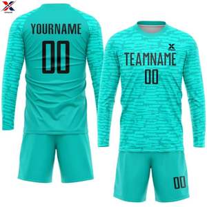 Maillot de football athlétique 100 % polyester, couleurs personnalisées, design court, respirant, séchage rapide, pour adultes unisexes, tenue d'équipe - Product Image 1