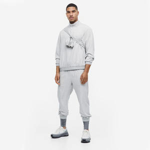 2023 été arrivée décontracté hommes gris blanc mi-poids Jogging pantalon avec cordons quantité en vrac à vendre à des prix bas - Product Image 1