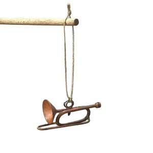 Trompeta Árbol de Navidad Decoración Alta Calidad Premium Material Rústico Hierro Decoración de Navidad Ornamento - Product Image 1