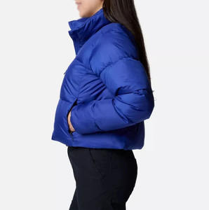 Compre chaqueta acolchada para mujer, tamaño regular, ligera, aislada, con cremallera frontal, ropa de abrigo elegante para invierno, uso diario, forro de nailon 2026 - Product Image 2