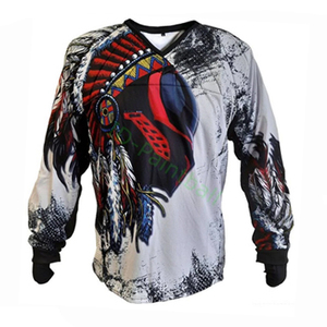 ชุดเล่นเพนท์บอลของผู้ชายเสื้อเจอร์ซีย์ระบายอากาศกันแสงพิมพ์ลายแนวสตรีทแวร์แบบสั่งตัด - Product Image 3