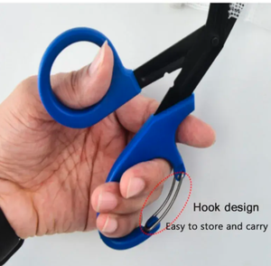 Ciseaux utilitaires de qualité professionnelle Ciseaux de gaze de conception durable et ergonomique en acier Source d'alimentation manuelle - Product Image 5