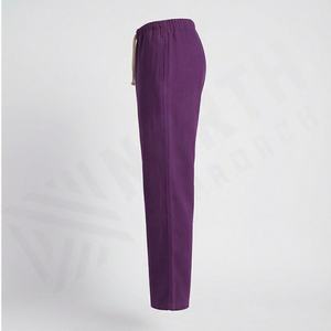 Pantalones de Salón Orgánicos para Hombre, Jersey Natural, Ultra Relajados, Cintura Ajustable con Cordón, Corte Recto, Sostenibles, Personalizados, Nuevos - Product Image 3